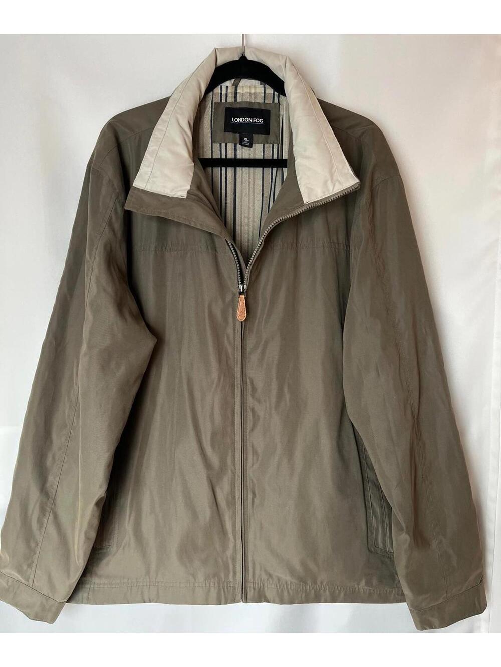 London Fog Men's Classic Zip-Up Jacket XL